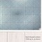 8 in x 8 in Teal and Silver Leaves Foil Peel and Stick Paper Tile Backsplash (24-Pack)